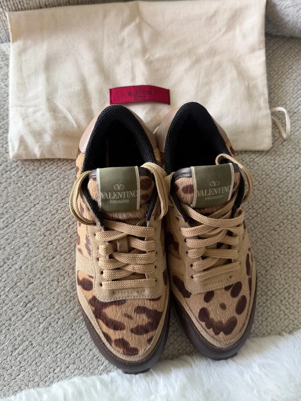 Valentino Garavani rockrunner leopard